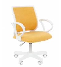 Детское кресло Kids 112 Россия ткань В лимон, белый пластик