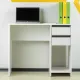 Стол письменный/компьютерный  "Scandi CD-017", 900х450х750 мм, 2 ящика, белый, 641894, ЦБ013706-1. Фото товара с разных ракурсов.