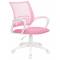 Кресло Бюрократ CH-W695NLT розовый TW-06A TW-13A сетка/ткань крестовина пластик пластик белый главное фото в маленьком размере