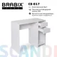 Стол письменный/компьютерный  "Scandi CD-017", 900х450х750 мм, 2 ящика, белый, 641894, ЦБ013706-1. Фото товара с разных ракурсов.