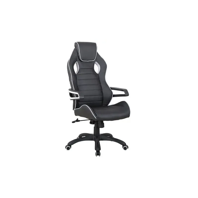 Игровое кресло  "Techno Pro GM-003", экокожа, черное/серое, вставки серые, 531814 главное фото