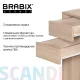 Стол письменный/компьютерный  "Scandi CD-017", 900х450х750 мм, 2 ящика, дуб сонома, 641895, ЦБ013706-2. Фото товара с разных ракурсов.